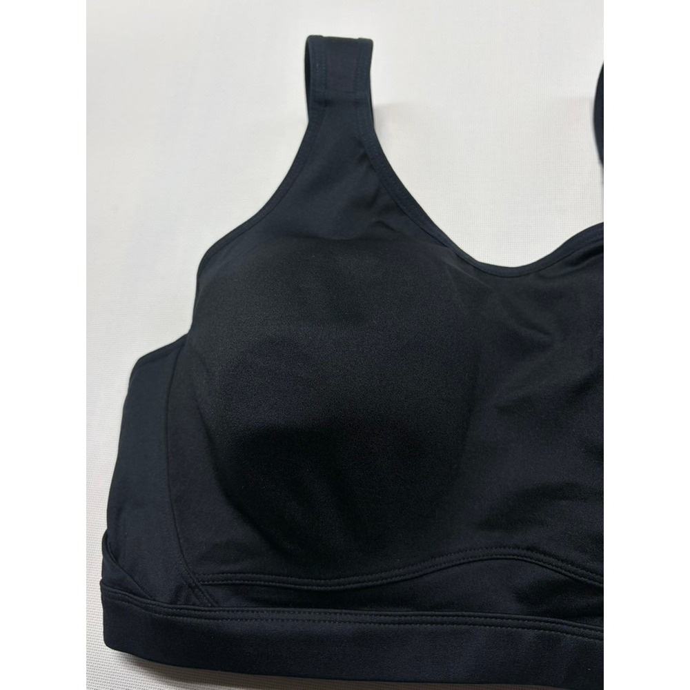 Brooks High Impact Sports Bra 38E Black Full Bust Supportive Running Bra - Picture 11 of 15
